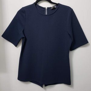The Limited Professional Navy Blouse Top